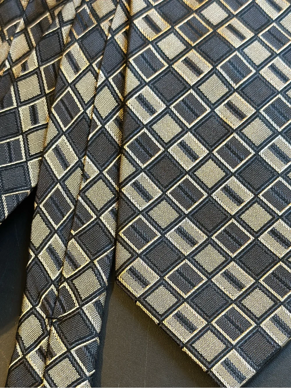 Men's Geometric Tie Croft & Barrow Hand made